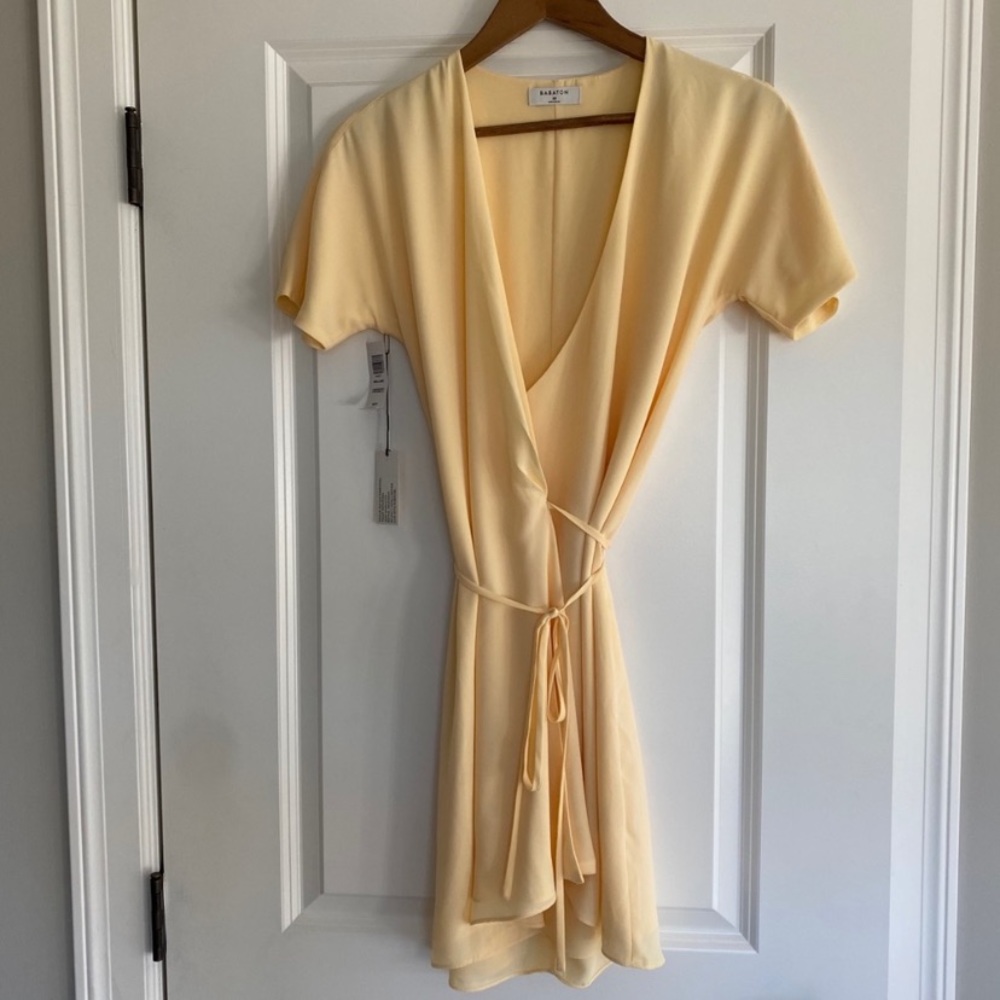 Wallace wrap dress